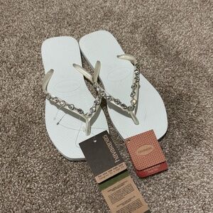 Havaianas Women's Slim Square Luxury Flip Flops